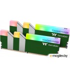   16GB Thermaltake DDR4 3600 DIMM TOUGHRAM RGB Racing Green Gaming Memory RG28D408GX2-3600C18A Non-ECC, CL18, 1.35V, Heat Shield, XMP 2.0, Kit (2x8GB), RTL (528825)