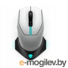  Dell Mouse AW610M Alienware; Gaming; Wired/Wireless; USB; Optical; 16000 dpi; 7 butt; Lunar light