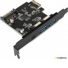  USB 3.1 Gembird SPCR-03   PCI-e, 2xUSB-A + 1xType-C