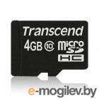 Карта памяти Transcend microSDHC (Class 10) 4GB (TS4GUSDC10)