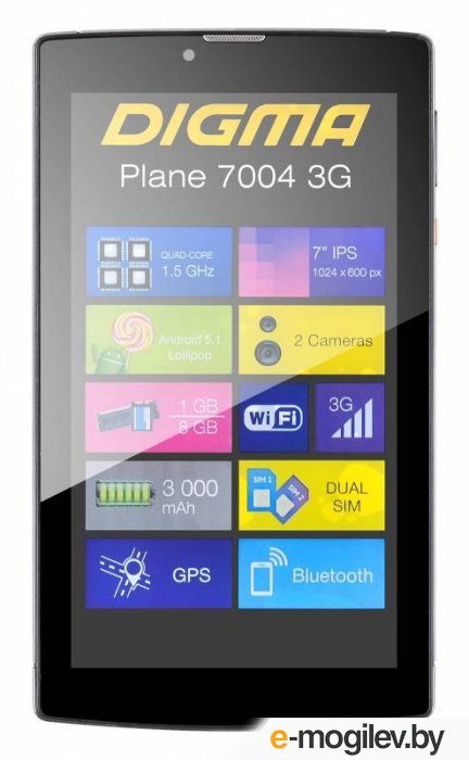 ������� Digma Plane 7004 8GB 3G (�����)