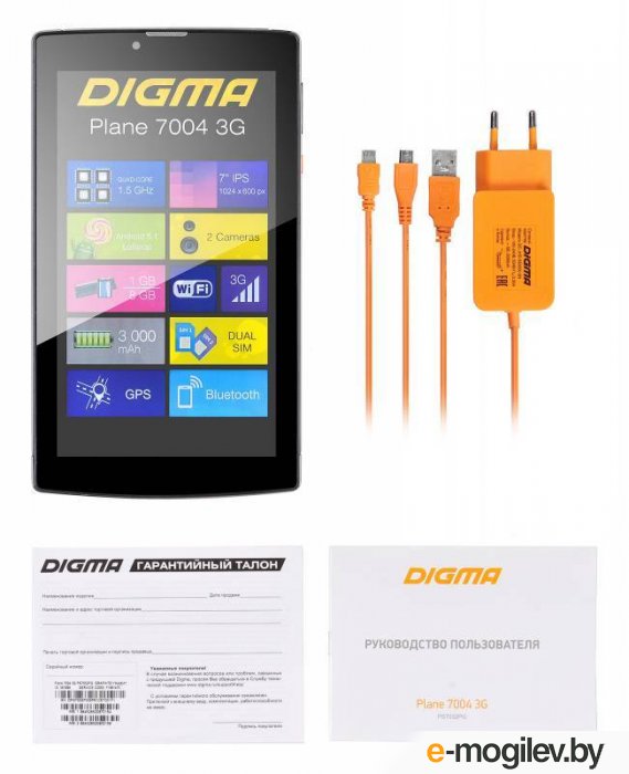 ������� Digma Plane 7004 8GB 3G (�����)