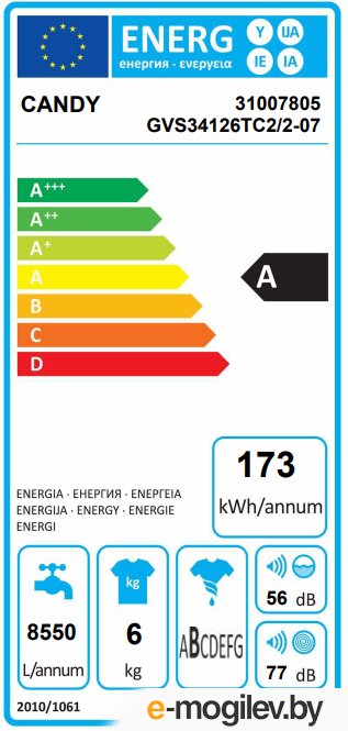 ���������� ������ Candy GVS34126TC2/2