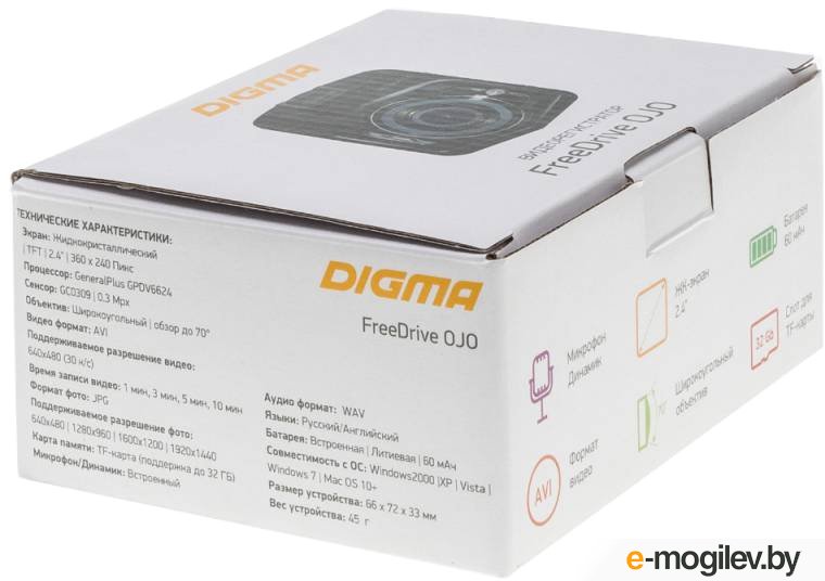 ������������� ���������������� Digma FreeDrive OJO