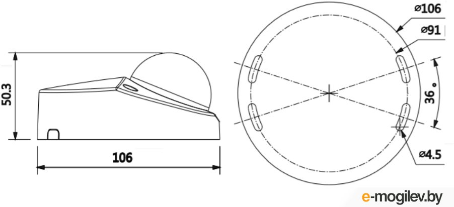 IP-������ Dahua DH-IPC-HDBW4431FP-AS-0600B-S2