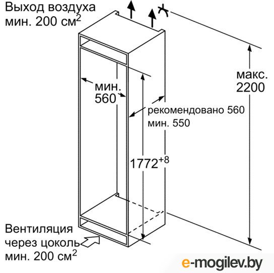 ����������� � ������������� Bosch KIN86AF30R