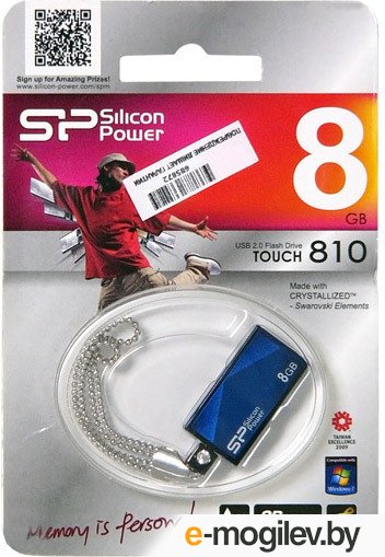 USB Flash Silicon-Power Touch 810 8 �� (SP008GBUF2810V1B)