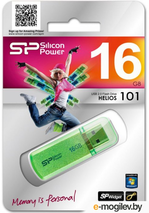 Usb flash ���������� Silicon Power Helios 101 16 Gb (SP016GBUF2101V1N)