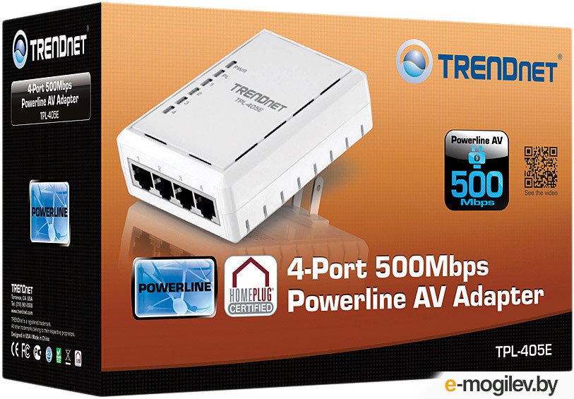 Powerline-������� TRENDnet TPL-405E