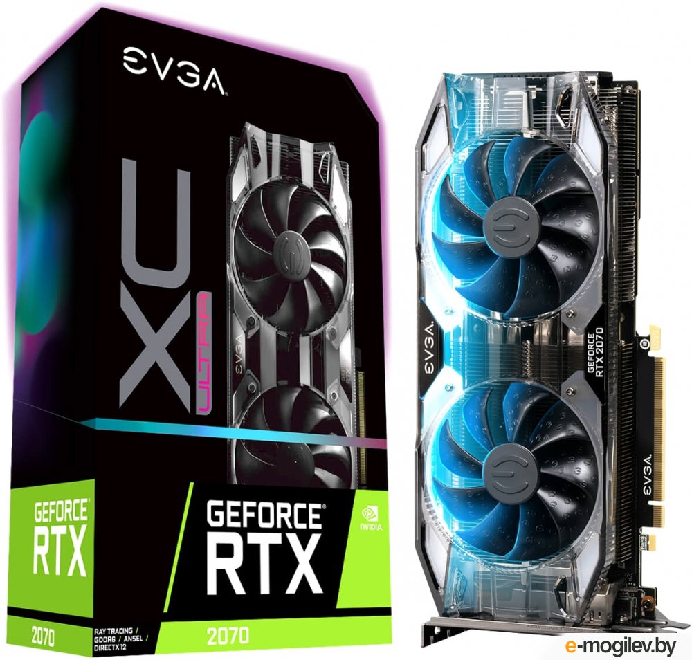 ���������� EVGA GeForce RTX 2070 XC Ultra Gaming 8GB GDDR6 08G-P4-2173-KR