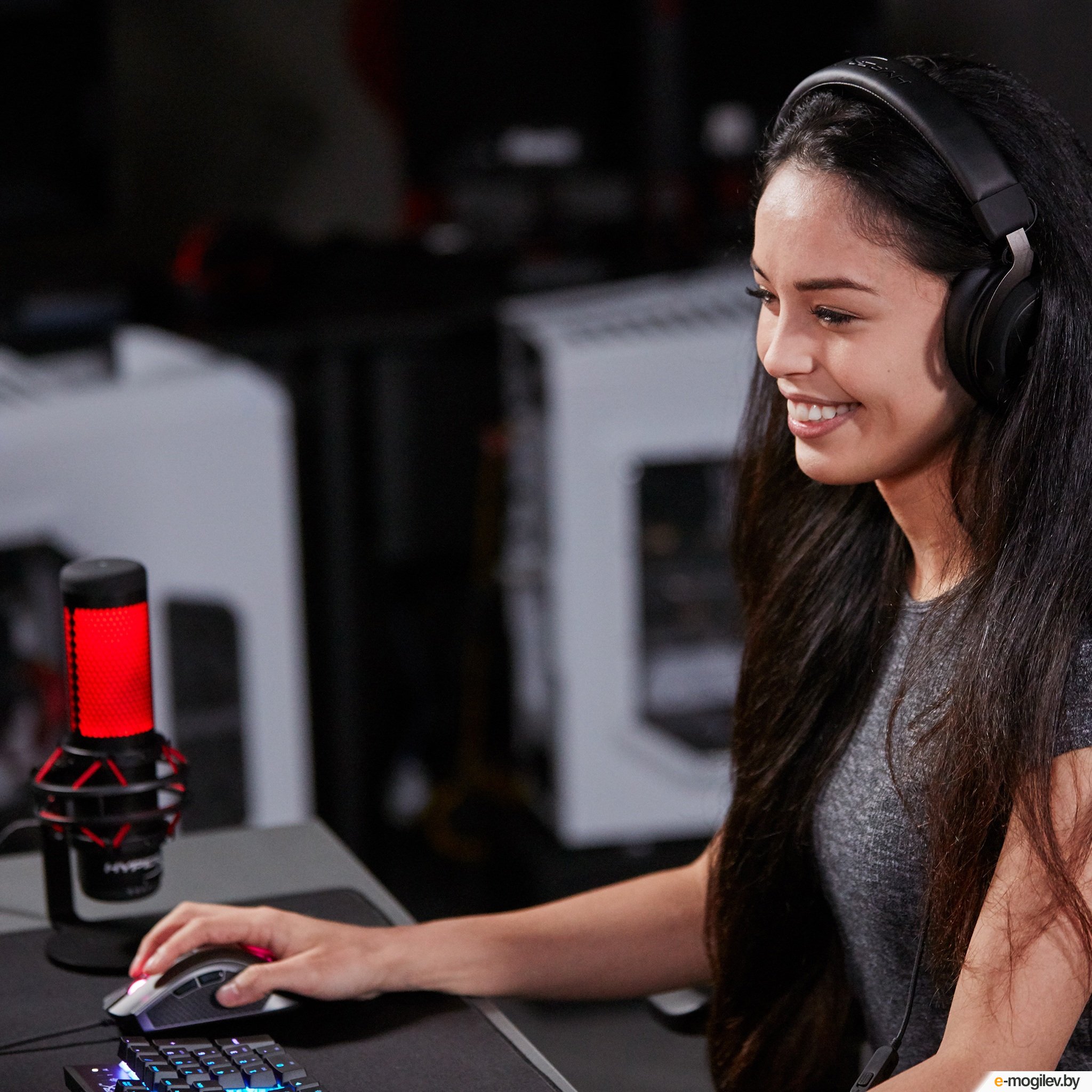 �������� HyperX QuadCast HX-MICQC-BK