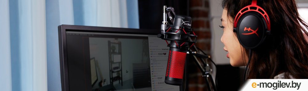 �������� HyperX QuadCast HX-MICQC-BK