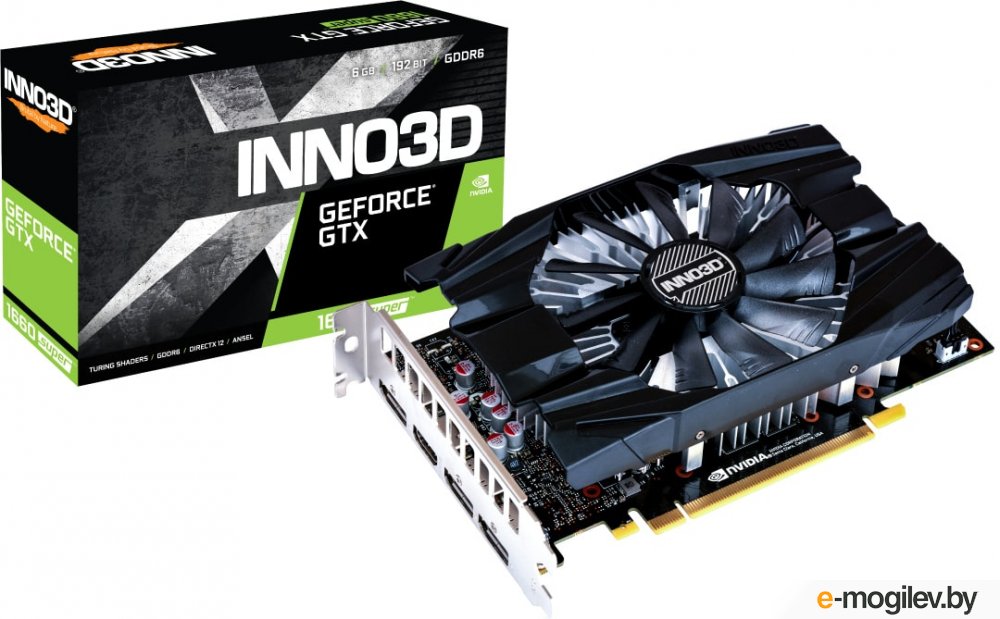 ���������� Inno3D GeForce GTX 1660 Super Compact 6GB GDDR6 N166S1-06D6-1712VA29