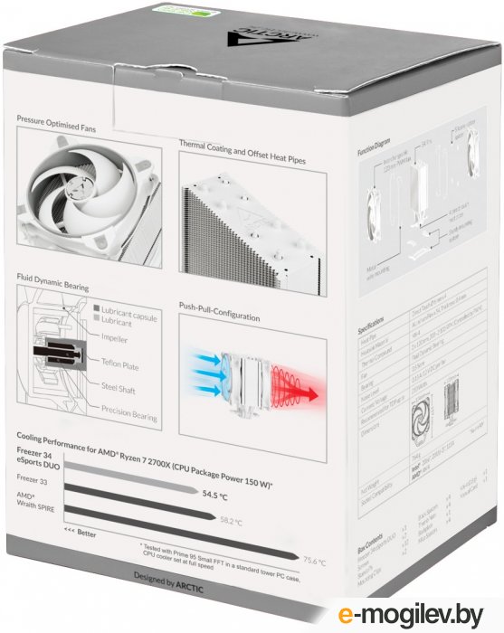 ����� ��� ���������� Arctic Cooling Freezer 34 eSports DUO (ACFRE00074A) (�����/�����)