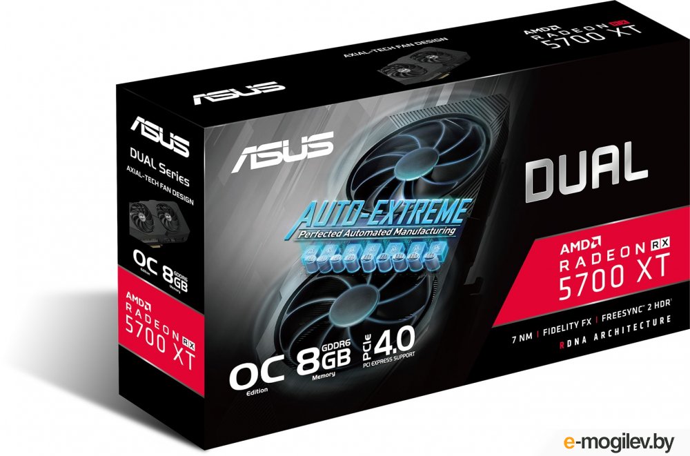 ���������� ASUS Dual Radeon RX 5700 XT EVO OC 8GB GDDR6 DUAL-RX5700XT-O8G-EVO