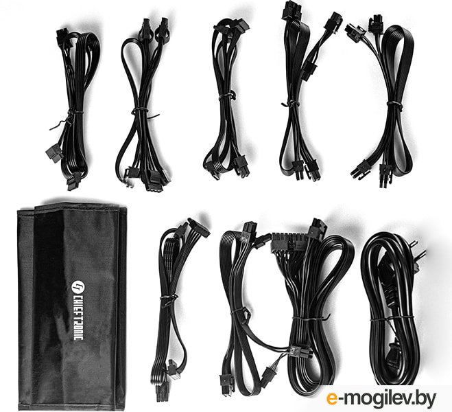 ���� ������� Chieftec CHIEFTRONIC PowerUp GPX-750FC (ATX 2.3, 750W, 80 PLUS GOLD, Active PFC, 120mm fan, Full Cable Management, LLC design) Retail
