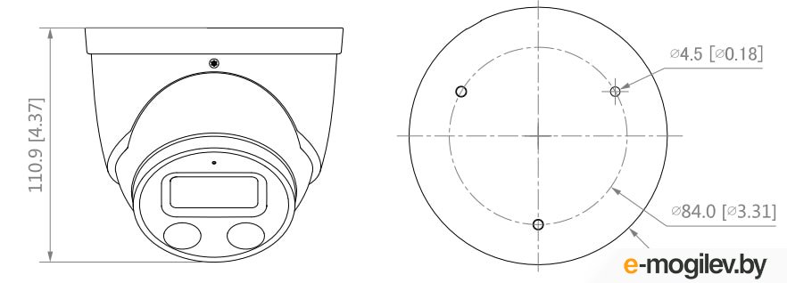 IP-������ Dahua DH-IPC-HDW3249HP-AS-PV-0280B