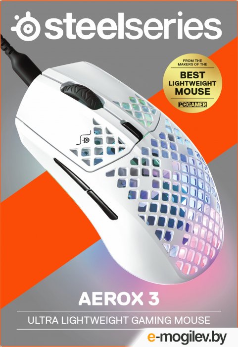 ���� SteelSeries Aerox 3 2022 / 62603 (Snow)