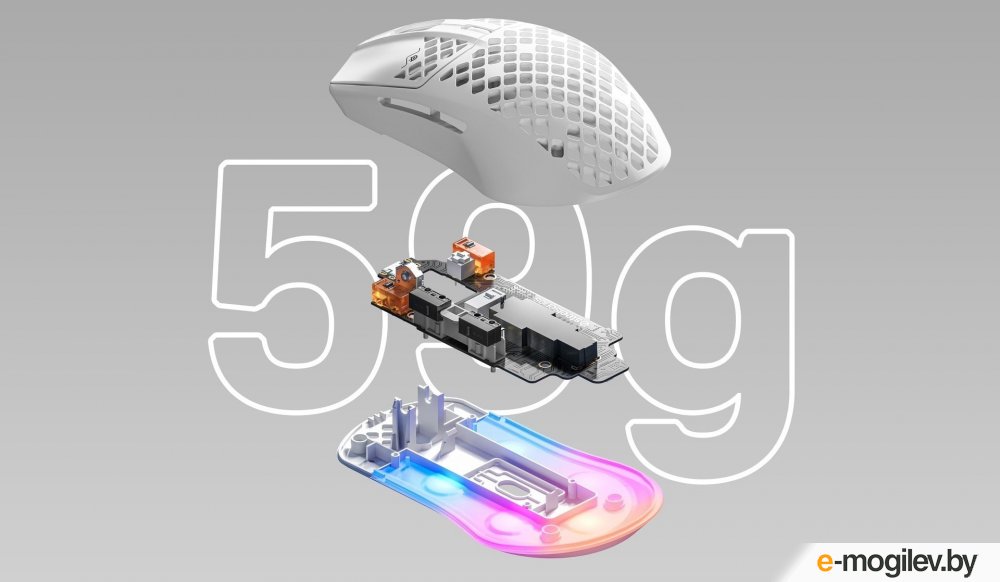 ���� SteelSeries Aerox 3 2022 / 62603 (Snow)