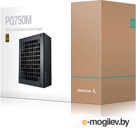 ���� ������� Deepcool PQ750M (ATX 2.4, 750W, Full Cable Management, PWM 120mm fan, Active PFC, 80+ GOLD) RET
