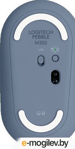 910-006753 ���� ������������ USB/BT Logitech Pebble M350, Blueberry
