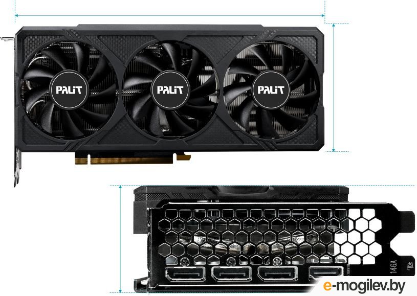 ���������� PALIT PCIE16 RTX4060TI 16GB RTX4060TI JETSTREAM 16GB