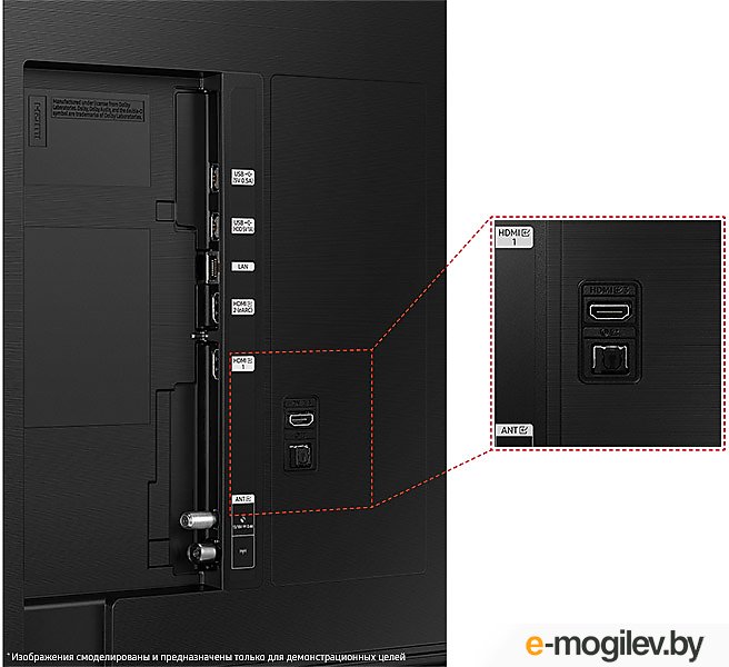 ��������� QLED 43 Samsung QE43Q60CAUXUZ Q ������ 4K Ultra HD 60Hz DVB-T DVB-T2 DVB-C DVB-S DVB-S2 USB WiFi Smart TV